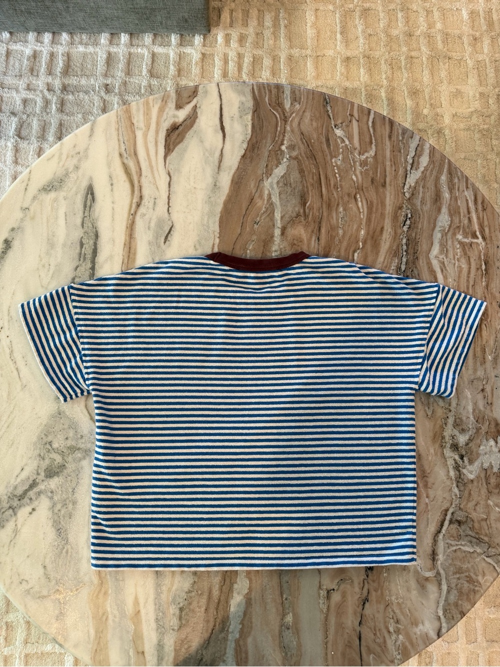 Bimba Y Lola
BLUE STRIPED CONTRAST PIPING T-SHIRT - Picture 9 of 10